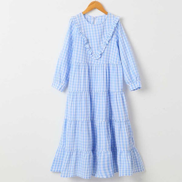girl's dresses 2022 spring korean kids and teen girls elegant long style plaid dress children cotton loose casual clothing fahion #9406, Red;yellow
girl's dresses 2022 spring korean kids and teen girls elegant long style plaid dress children cotton loose casual clothing fahion #9406, Red;yellow