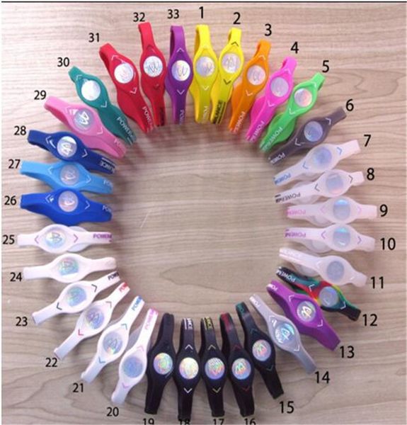 charm bracelets 20pcs negative ion silicone power energy bracelet fashion durable sport wristbands balance ion magnetic therapy bracelets 23, Golden;silver
charm bracelets 20pcs negative ion silicone power energy bracelet fashion durable sport wristbands balance ion magnetic therapy bracelets 23, Golden;silver