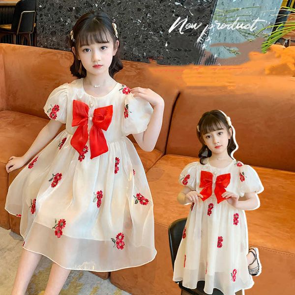 girl's girls dresses red bow flower embroidered princess summer children's dress puff sleeves tutu for 4 5 6 7 8 9 10 11 12 years, Red;yellow
girl's girls dresses red bow flower embroidered princess summer children's dress puff sleeves tutu for 4 5 6 7 8 9 10 11 12 years, Red;yellow