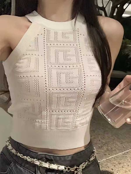 women's tanks camis women new round neck halter knitted ribbed y2k crop off shoulder women cute 2022 summer commute vest y2302, White
women's tanks camis women new round neck halter knitted ribbed y2k crop off shoulder women cute 2022 summer commute vest y2302, White