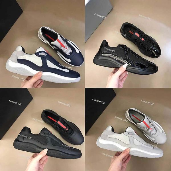 designer sneakers america cup shoes men high patent leather flat trainers nylon black mesh lace-up outdoor runner trainer sport shoes size46
designer sneakers america cup shoes men high patent leather flat trainers nylon black mesh lace-up outdoor runner trainer sport shoes size46