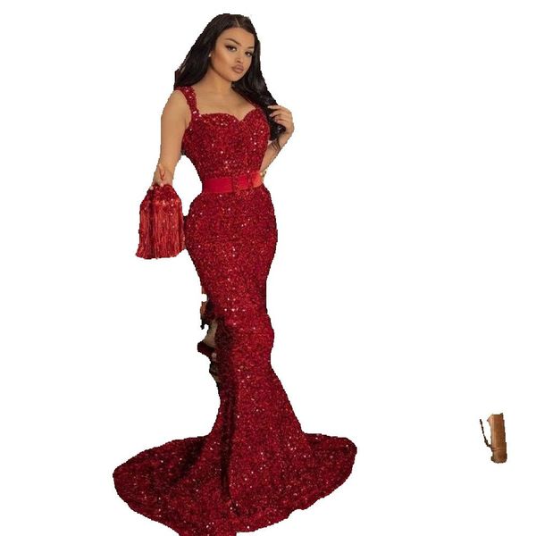 unique evening dresses mermaid sparkly sequins sweetheart neck women formal prom gowns night party maxi robe 2023, Black;red
unique evening dresses mermaid sparkly sequins sweetheart neck women formal prom gowns night party maxi robe 2023, Black;red