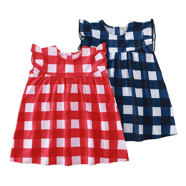girl's es summer toddler baby girl cotton plaid children dress clothes 0131, Red;yellow
girl's es summer toddler baby girl cotton plaid children dress clothes 0131, Red;yellow
