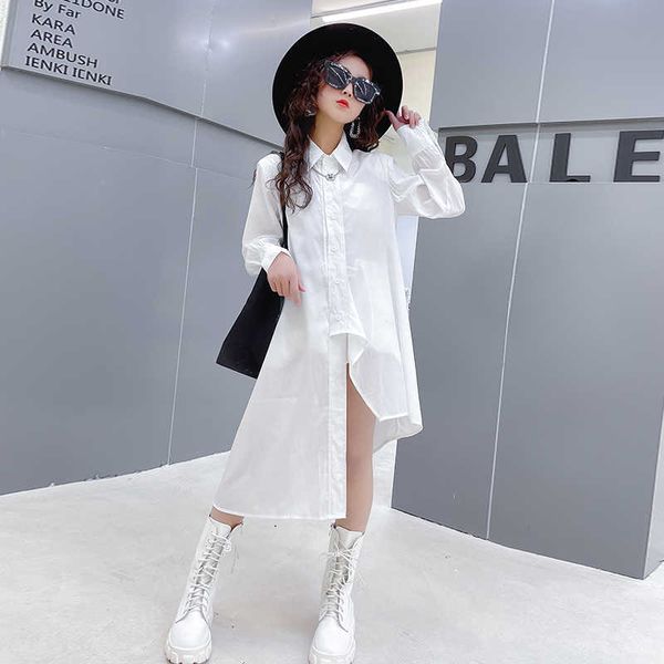 girl's kids spring summer dresses cotton shirt dresses irregular streetwear beautiful girls white dress children clothing 0131, Red;yellow
girl's kids spring summer dresses cotton shirt dresses irregular streetwear beautiful girls white dress children clothing 0131, Red;yellow