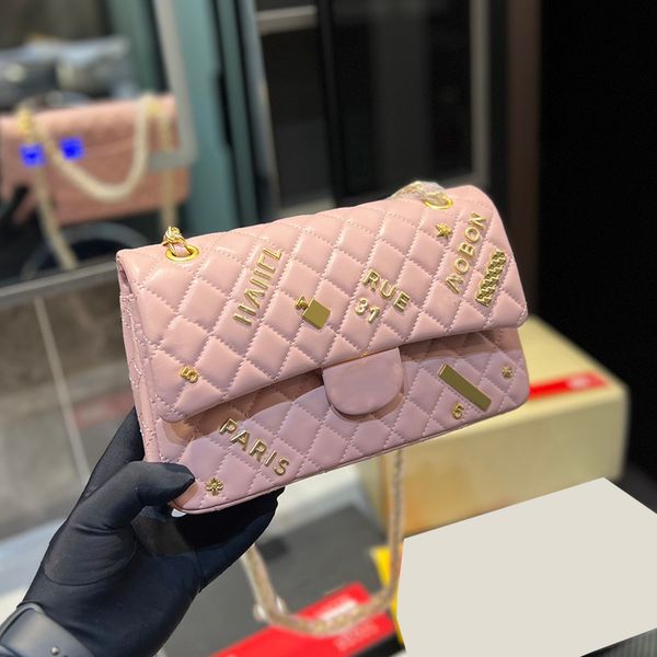 cc bags luxury brand shoulder bags womens badge classic double flap bags lambskin with lucky letter gold metal matelasse chain crossbody sho
cc bags luxury brand shoulder bags womens badge classic double flap bags lambskin with lucky letter gold metal matelasse chain crossbody sho