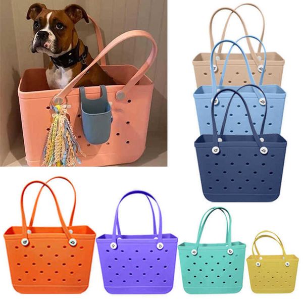 1pcs large beach bag summer eva basket women silicon beach tote with holes breathable pouch shopping storage basket 230201
1pcs large beach bag summer eva basket women silicon beach tote with holes breathable pouch shopping storage basket 230201