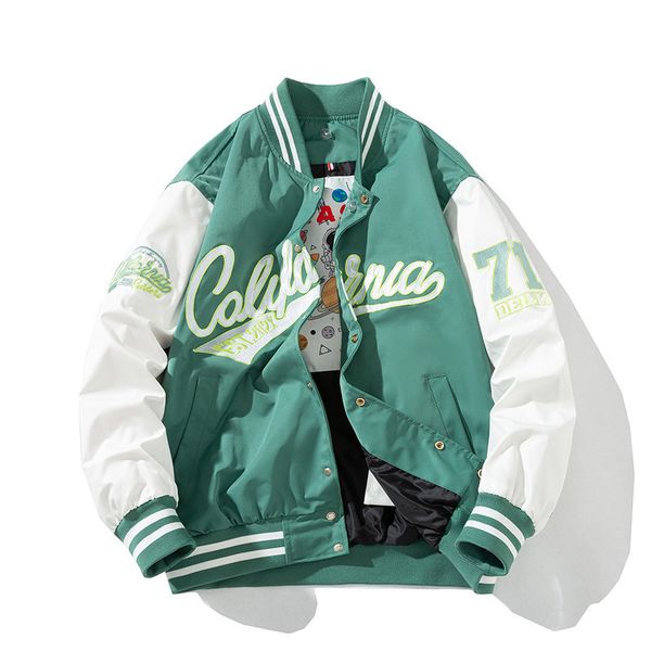 women's jackets arrival fashion casual short rib sleeve single breasted bomber jacket women embroidery baseball suit loose 230201, Black;brown
women's jackets arrival fashion casual short rib sleeve single breasted bomber jacket women embroidery baseball suit loose 230201, Black;brown