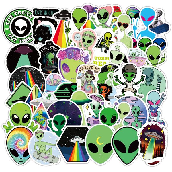 50 pcs alien stickers | ufo waterproof vinyl stickers for water bottles lapluggage cup mobile phone skateboard decals w-311
50 pcs alien stickers | ufo waterproof vinyl stickers for water bottles lapluggage cup mobile phone skateboard decals w-311