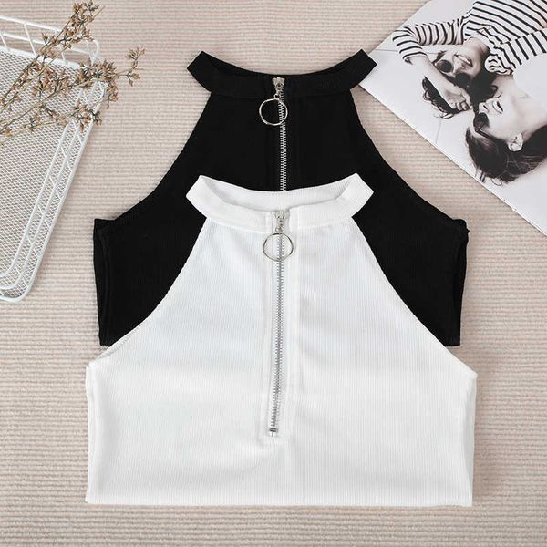 women's tanks camis athvotar zipper tank crop women knitted sleeveless camis female bra streetwear y2302, White
women's tanks camis athvotar zipper tank crop women knitted sleeveless camis female bra streetwear y2302, White