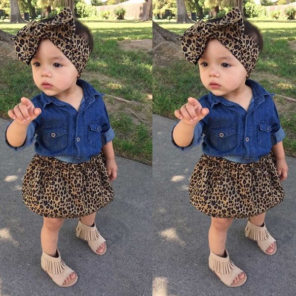 girl's dresses 3pc toddler infantil baby girls dress fashion denim shirt leopard skirt headband kids clothes set 0131, Red;yellow
girl's dresses 3pc toddler infantil baby girls dress fashion denim shirt leopard skirt headband kids clothes set 0131, Red;yellow