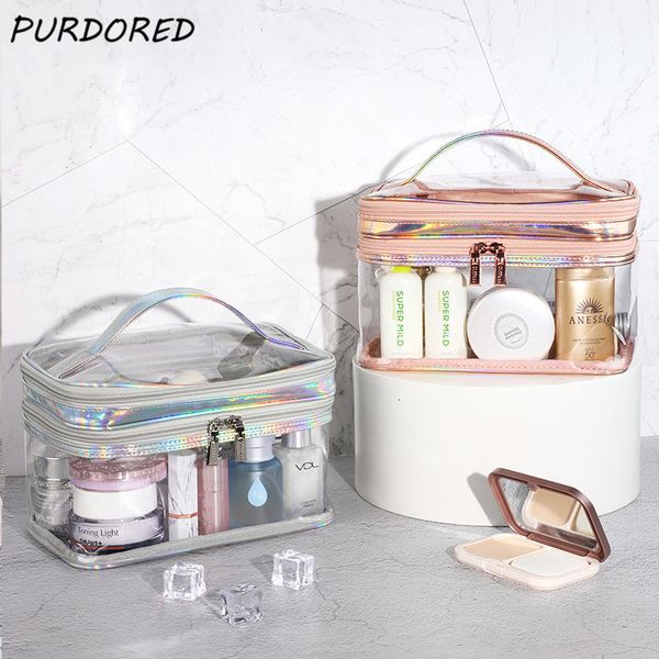 cosmetic bags cases purdored 1 pc 2 layers clear makeup bag for women waterproof pvc cosmetic bag travel makeup organizer beauty case toilet
cosmetic bags cases purdored 1 pc 2 layers clear makeup bag for women waterproof pvc cosmetic bag travel makeup organizer beauty case toilet