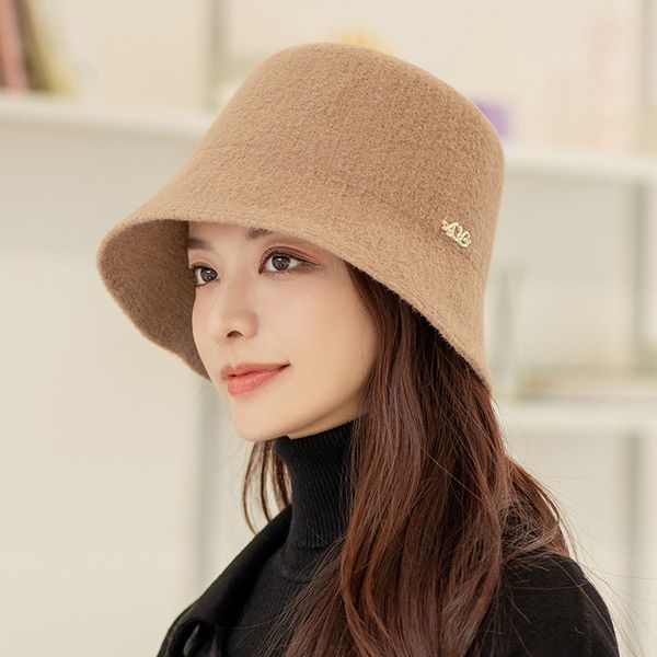 berets women's hat for autumn and winter solid color bucket woolen warm knitted fashion teens felt 230131, Blue;gray
berets women's hat for autumn and winter solid color bucket woolen warm knitted fashion teens felt 230131, Blue;gray