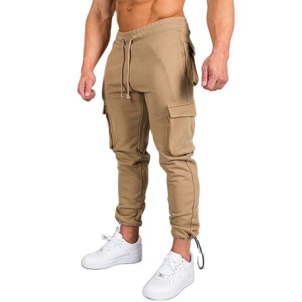 men's pants joggers sweatpants men autumn casual gym fitness cotton sportswear trousers male multipocket cargo training trackpants 2301, Black
men's pants joggers sweatpants men autumn casual gym fitness cotton sportswear trousers male multipocket cargo training trackpants 2301, Black