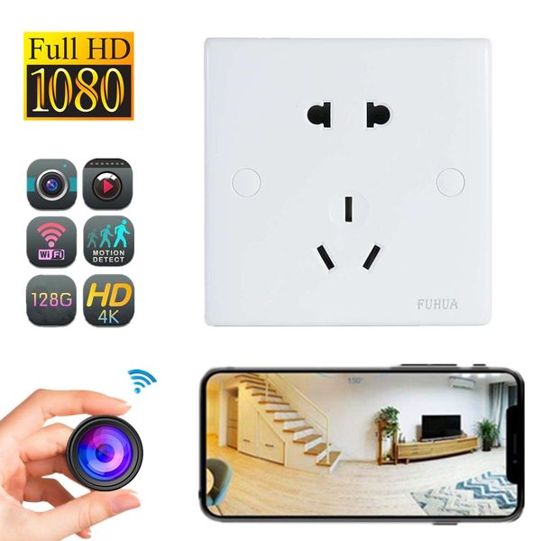 1920*1080p remote wireless wifi socket cam home security mini power charger dual plug wall socket outlet cctv camera pinhole mini p2p smartp
1920*1080p remote wireless wifi socket cam home security mini power charger dual plug wall socket outlet cctv camera pinhole mini p2p smartp