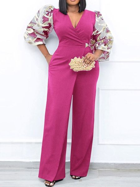 women's plus size pants vonda vintage female casual office overall playsuits bodysuits women party jumpsuits pantalon 34 sleeve v neck, Black
women's plus size pants vonda vintage female casual office overall playsuits bodysuits women party jumpsuits pantalon 34 sleeve v neck, Black