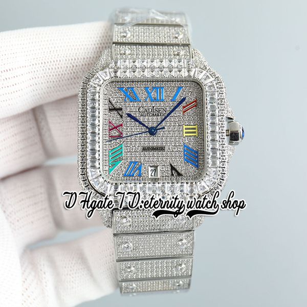 sf tw0009 paved diamonds m8215 automatic mens watch iced out big diamonds bezel rainbow roman markers diamond steel bracelet super edition e, Slivery;brown
sf tw0009 paved diamonds m8215 automatic mens watch iced out big diamonds bezel rainbow roman markers diamond steel bracelet super edition e, Slivery;brown