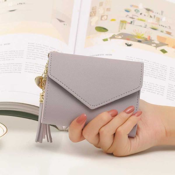 wallets new women's mini tassel pendant wallet card holder fresh pink coin purse y2301, Red;black
wallets new women's mini tassel pendant wallet card holder fresh pink coin purse y2301, Red;black