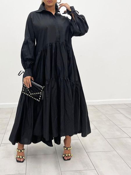 plus size dresses black pleated shirt long dress women office lady ruffles maxi dresses casual women's turn-down collar autumn tunic 2
plus size dresses black pleated shirt long dress women office lady ruffles maxi dresses casual women's turn-down collar autumn tunic 2