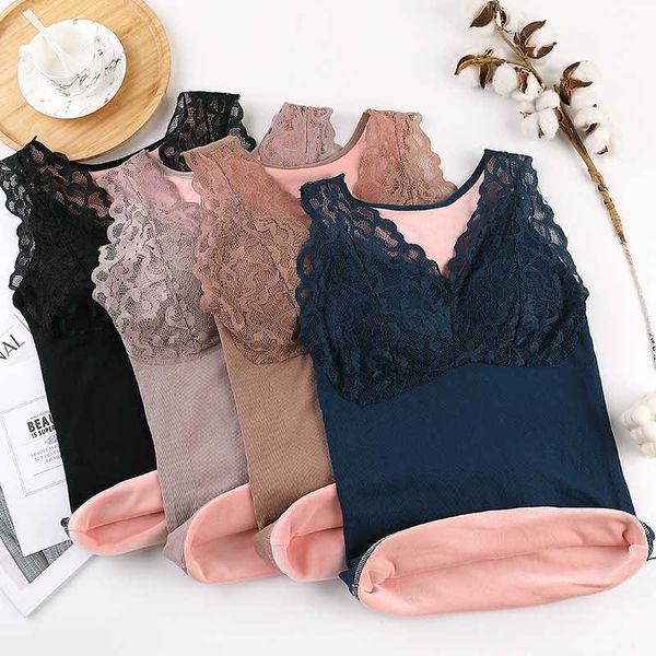women's tanks camis 2022 autumn winter warm velvet vest for women lace sleeveless camis female thermal underwear tanks tees lingerie y, White
women's tanks camis 2022 autumn winter warm velvet vest for women lace sleeveless camis female thermal underwear tanks tees lingerie y, White