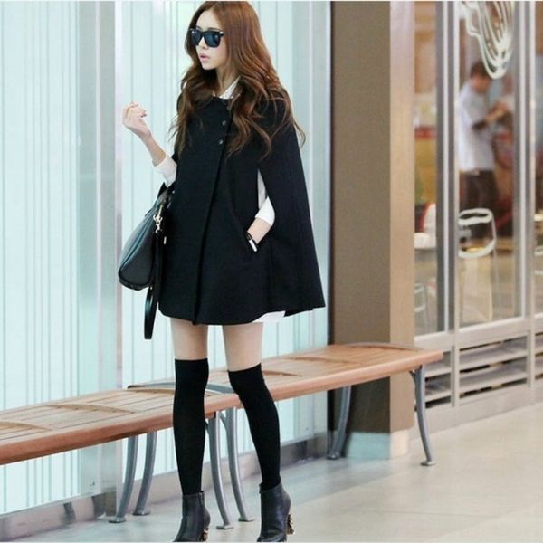 women's trench coats spring fashion winter single breasted poncho jacket solid color loose cape plus size 230201, Tan;black
women's trench coats spring fashion winter single breasted poncho jacket solid color loose cape plus size 230201, Tan;black