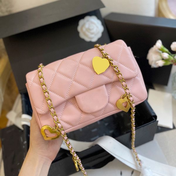 womens classic mini rectangular flap bags with heart lover charms gold metal hardware matelasse chain crossbody shoulder lambskin desgner ha
womens classic mini rectangular flap bags with heart lover charms gold metal hardware matelasse chain crossbody shoulder lambskin desgner ha