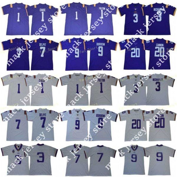 american college football wear lsu tigers football jersey college joe burrow odell beckham jr. grant delpit tyrann mathieu leonard fournette, Black
american college football wear lsu tigers football jersey college joe burrow odell beckham jr. grant delpit tyrann mathieu leonard fournette, Black