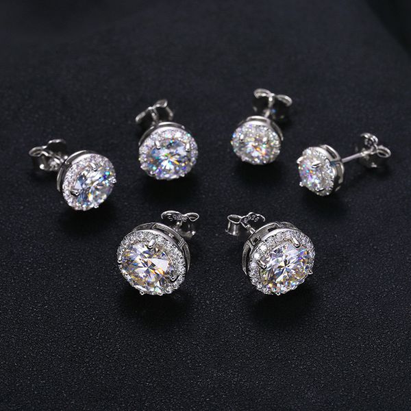 classic fashion 925 sterling silver gold plated 0.5ct-2ct prong setting moissanite diamond earrings studs for men women nice gift, Golden;silver
classic fashion 925 sterling silver gold plated 0.5ct-2ct prong setting moissanite diamond earrings studs for men women nice gift, Golden;silver
