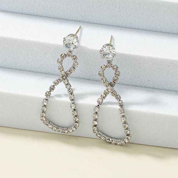 dangle & chandelier designer diamond-encrusted tassel earrings female korean fashion water drop shaped long earrings, Silver
dangle & chandelier designer diamond-encrusted tassel earrings female korean fashion water drop shaped long earrings, Silver