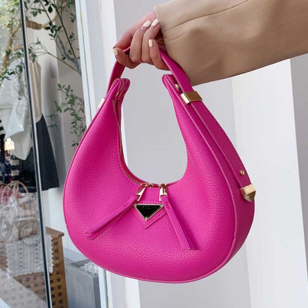 totes underarm shoulder bags for women 2023 new luxury designer handbag fashion candy color party half moon female bag g230201
totes underarm shoulder bags for women 2023 new luxury designer handbag fashion candy color party half moon female bag g230201