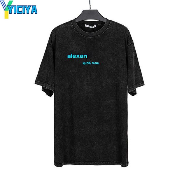 yiciya fashion ale---wang brand letter short-sleeved t-shirt women's 2023 new summer casual loose couple round neck t-shir, White
yiciya fashion ale---wang brand letter short-sleeved t-shirt women's 2023 new summer casual loose couple round neck t-shir, White