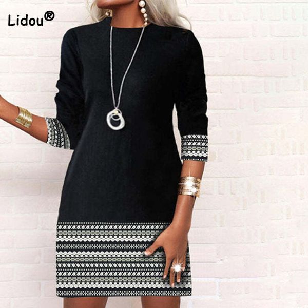 casual dresses elegant round neck geometric printing long sleeve aline skirt autumn winter fashion patchwork slim mini dress women 230131, Black;gray
casual dresses elegant round neck geometric printing long sleeve aline skirt autumn winter fashion patchwork slim mini dress women 230131, Black;gray
