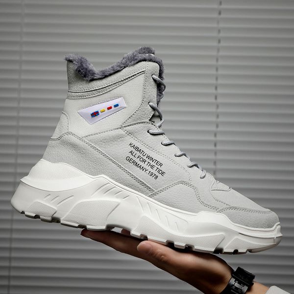 boots men winter autumn snow warm ankle casual shoes high chunky sneakers outdoor footwear light male thick bottom shoe 230201, Black
boots men winter autumn snow warm ankle casual shoes high chunky sneakers outdoor footwear light male thick bottom shoe 230201, Black