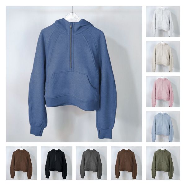 women hoodies sport jacket hoodie half zipper yoga coat clothes lu quick dry fitness outfits running thumb hole sportwear gym workout top, Black
women hoodies sport jacket hoodie half zipper yoga coat clothes lu quick dry fitness outfits running thumb hole sportwear gym workout top, Black