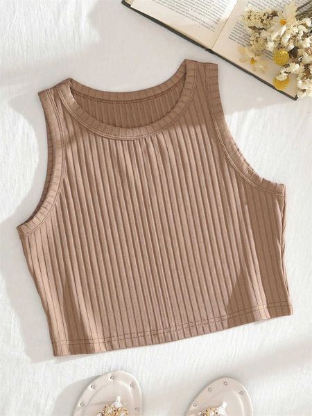 women's tanks camis women's brown solid rib-knit tank summer sleeveless grunge crop harajuku cute baby tee y2k plain streetwear ca, White
women's tanks camis women's brown solid rib-knit tank summer sleeveless grunge crop harajuku cute baby tee y2k plain streetwear ca, White