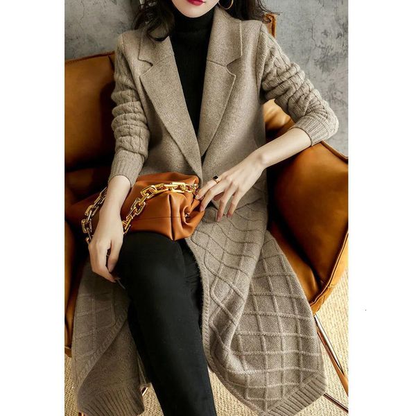 women's knits tees cashmere cardigan female hemp add thick long sweater autumn winter fund languid lazy loose sweater coat 230201, White
women's knits tees cashmere cardigan female hemp add thick long sweater autumn winter fund languid lazy loose sweater coat 230201, White