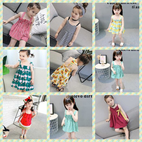 girl's es new 2022 toddler baby summer kids girls sleeveless princess cotton printed children clothes casual soft girl dress 0131, Red;yellow
girl's es new 2022 toddler baby summer kids girls sleeveless princess cotton printed children clothes casual soft girl dress 0131, Red;yellow