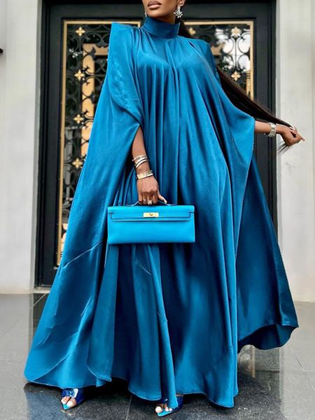 plus size dresses satin abaya dress muslim women solid color loose long sleeve ruffles long maxi dress autumndubai turk modest wear 230201, Black
plus size dresses satin abaya dress muslim women solid color loose long sleeve ruffles long maxi dress autumndubai turk modest wear 230201, Black
