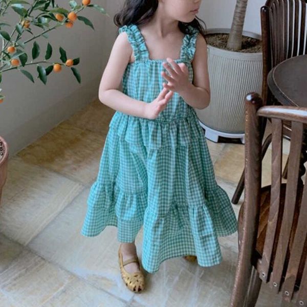 girl's es baby princess new cotton plaid kids for girls suspenders dress toddler summer clothes #5272 0131, Red;yellow
girl's es baby princess new cotton plaid kids for girls suspenders dress toddler summer clothes #5272 0131, Red;yellow