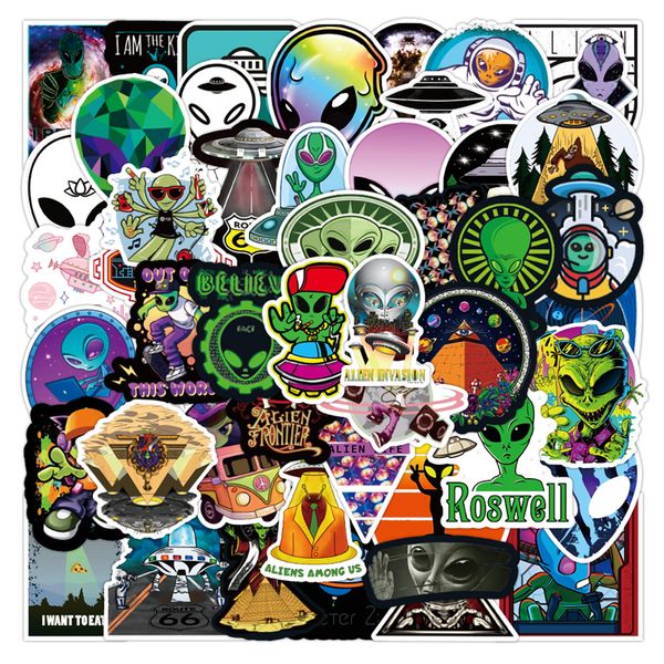 50 pcs alien stickers | ufo waterproof vinyl stickers for water bottles lapluggage cup mobile phone skateboard decals w-310
50 pcs alien stickers | ufo waterproof vinyl stickers for water bottles lapluggage cup mobile phone skateboard decals w-310