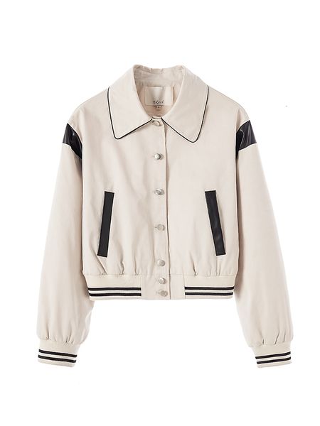 women's jackets autumn women baseball jacket coat harajuku casual all match loose uniform streetwear short lapel coats 230201, Black;brown
women's jackets autumn women baseball jacket coat harajuku casual all match loose uniform streetwear short lapel coats 230201, Black;brown