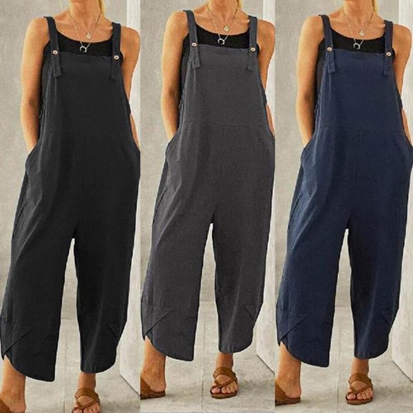 women's jumpsuits rompers women strap loose jumpsuit summer casual wide leg pants fashion jumpsuit solid color loose women shoulder str, Black;white
women's jumpsuits rompers women strap loose jumpsuit summer casual wide leg pants fashion jumpsuit solid color loose women shoulder str, Black;white