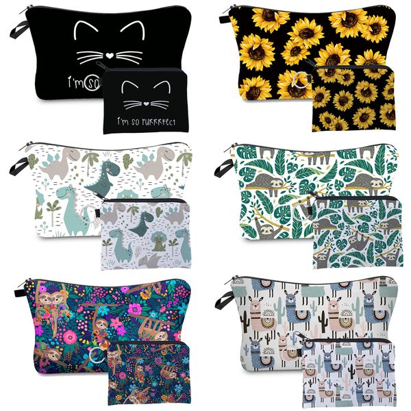 cosmetic bags cases jom tokoy 2 pcs printed makeup bag cute animal pattern cosmetic bag set for women combination gift organizer bag 230201
cosmetic bags cases jom tokoy 2 pcs printed makeup bag cute animal pattern cosmetic bag set for women combination gift organizer bag 230201