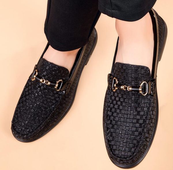 new luxury designer shoes charms embellished walk suede loafers casual slip on flats for men sports dress shoe size:39-45, Black
new luxury designer shoes charms embellished walk suede loafers casual slip on flats for men sports dress shoe size:39-45, Black