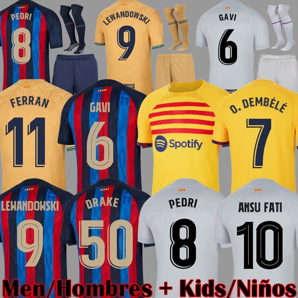 22 23 pedri gavi 6 soccer jerseys lewandowski fc ferran camiseta de futbol eric barca raphinha 2022 2023 ansu fati football shirt roberto, Black;yellow
22 23 pedri gavi 6 soccer jerseys lewandowski fc ferran camiseta de futbol eric barca raphinha 2022 2023 ansu fati football shirt roberto, Black;yellow
