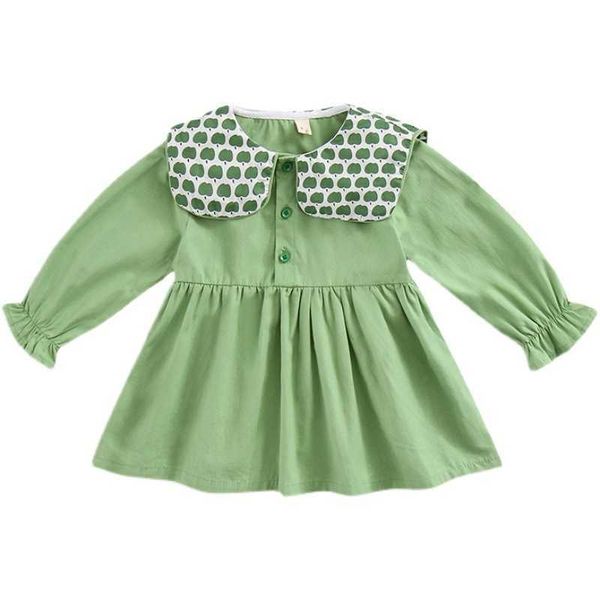 girl's baby girls long-sleeved dress 2023 new spring clothing korean style children lapel patchwork dresses #7204 0131, Red;yellow
girl's baby girls long-sleeved dress 2023 new spring clothing korean style children lapel patchwork dresses #7204 0131, Red;yellow