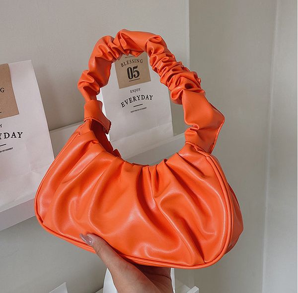 2022 solid color cloud pleated handlebags for women pu bags leisure armpit bag shopping shoulder bags dumpling handbag female c008 prada, Black
2022 solid color cloud pleated handlebags for women pu bags leisure armpit bag shopping shoulder bags dumpling handbag female c008 prada, Black