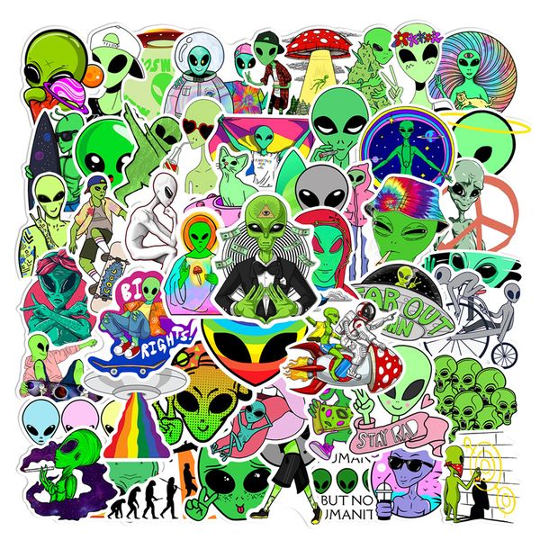 50 pcs alien stickers | ufo waterproof vinyl stickers for water bottles lapluggage cup mobile phone skateboard decals l50-389
50 pcs alien stickers | ufo waterproof vinyl stickers for water bottles lapluggage cup mobile phone skateboard decals l50-389