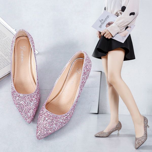 dress shoes plus size 41 women wedding shoes bling high heels dress shoes silver bridal shoes woman pump pointed toe glitter boat shoe 7979n, Black
dress shoes plus size 41 women wedding shoes bling high heels dress shoes silver bridal shoes woman pump pointed toe glitter boat shoe 7979n, Black