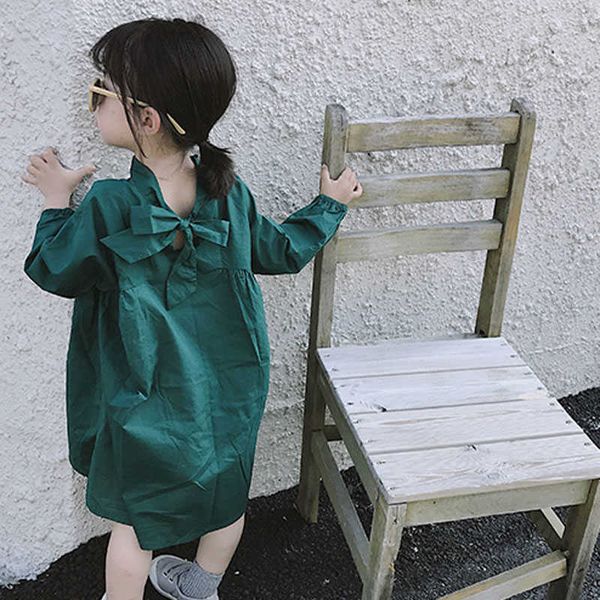 girl's es spring summer girls korean style long sleeve back bow princess dress baby kids clothes children's clothing 0131, Red;yellow
girl's es spring summer girls korean style long sleeve back bow princess dress baby kids clothes children's clothing 0131, Red;yellow