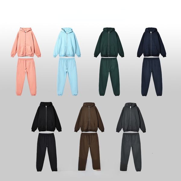 women's two piece pants autumn and winter double-head zipper sweater plus velvet men's women's same jacket casual sports pant, White
women's two piece pants autumn and winter double-head zipper sweater plus velvet men's women's same jacket casual sports pant, White